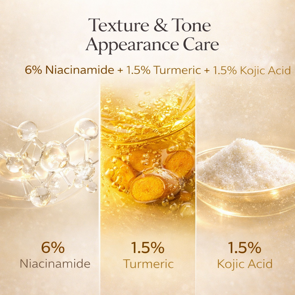 Neatique KT9+ 6% Niainamide, 1.5% Turmeric, 1.5% Kojic Acid Serum - Image 2